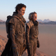 Timothée Chalamet as Paul Atreides and Rebecca Ferguson as Lady Jessica.